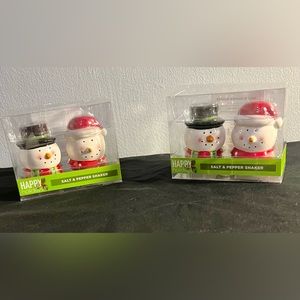 New Snowmen Salt and Pepper Holders!